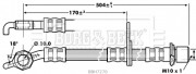 BBH7270 Brzdová hadice BORG & BECK