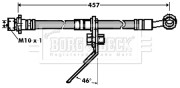 BBH7435 Brzdová hadice BORG & BECK