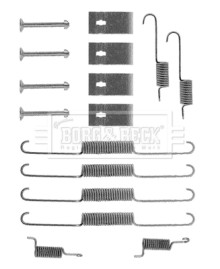 BBK6052 Sada prislusenstvi, oblozeni kotoucove brzdy BORG & BECK