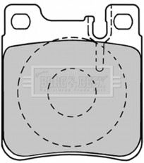 BBP1150 Sada brzdových destiček, kotoučová brzda BORG & BECK