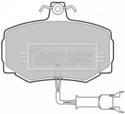 BBP1333 Sada brzdových destiček, kotoučová brzda BORG & BECK