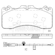 BBP2623 Sada brzdových destiček, kotoučová brzda BORG & BECK