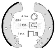 BBS6078 Sada brzdových čelistí BORG & BECK