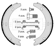 BBS6199 Sada brzdových čelistí BORG & BECK