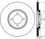 610318C Brzdový kotouč JAPKO
