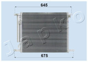 CND313016 Kondenzátor, klimatizace JAPKO