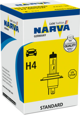 488813000 NARVA žárovka H4 (řada STANDARD) | 12V 60/55W | 488813000 NARVA