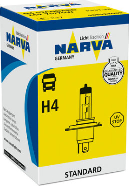 488923000 NARVA žárovka H4 (řada STANDARD) | 24V 75/70W | 488923000 NARVA