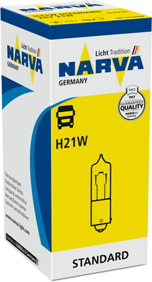 681963000 NARVA žárovka H21W (řada STANDARD) | 24V 21W | 681963000 NARVA