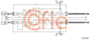 10.5335 Tažné lanko, parkovací brzda COFLE