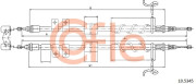 10.5345 Tažné lanko, parkovací brzda COFLE