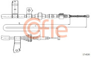 92.17.4230 Tažné lanko, parkovací brzda COFLE