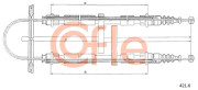 92.421.6 Tažné lanko, parkovací brzda COFLE