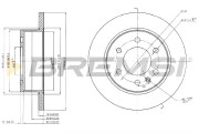 CD5311S Brzdový kotouč BREMSI