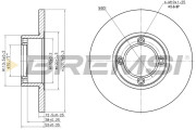 CD6278S Brzdový kotouč BREMSI