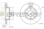 CD6319V Brzdový kotouč BREMSI