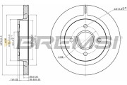 CD6338V Brzdový kotouč BREMSI