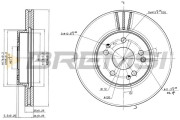 CD6725V Brzdový kotouč BREMSI