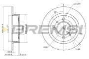 CD6790S Brzdový kotouč BREMSI