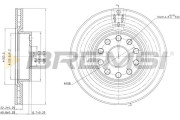 CD6803V Brzdový kotouč BREMSI
