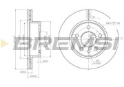 CD6860V Brzdový kotouč BREMSI