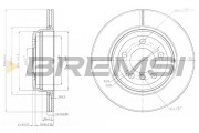 CD7244V Brzdový kotouč BREMSI