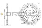 CD7639V Brzdový kotouč BREMSI
