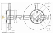 CD7714V Brzdový kotouč BREMSI