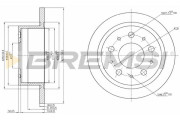 CD7823S Brzdový kotouč BREMSI
