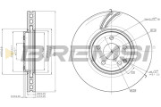 CD7908V Brzdový kotouč BREMSI