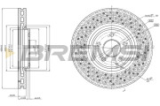 CD7981VRD Brzdový kotouč BREMSI