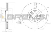CD7999V Brzdový kotouč BREMSI