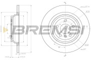 CD8204S Brzdový kotouč BREMSI