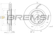 CD8545V Brzdový kotouč BREMSI