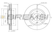 CD9070V Brzdový kotouč BREMSI