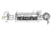 FA1143 Vzduchový filtr BREMSI