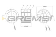 FA1174 Vzduchový filtr BREMSI