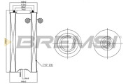 FA1694 Vzduchový filtr BREMSI