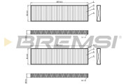 FC0946C Filtr, vzduch v interiéru BREMSI