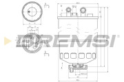 FE0372 Palivový filtr BREMSI
