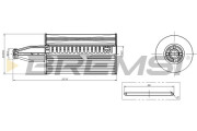 FL2470 Olejový filtr BREMSI