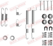 105-0765 Sada příslušenství, brzdové čelisti QUICK BRAKE