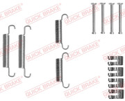 105-0839 Sada příslušenství, parkovací brzdové čelisti QUICK BRAKE