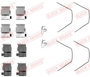 109-1093 Sada prislusenstvi, oblozeni kotoucove brzdy QUICK BRAKE