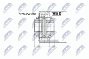 NPW-VW-002 Sada kloubů, hnací hřídel NTY