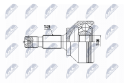 NPZ-PE-033 Sada kloubů, hnací hřídel NTY