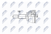 NPZ-RE-059 Sada kloubů, hnací hřídel NTY