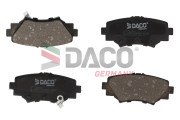 322241 Sada brzdových destiček, kotoučová brzda DACO Germany