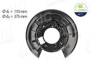 57785 Ochranný plech proti rozstřikování, brzdový kotouč NEW MOBILITY PARTS AIC