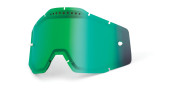 51006-005-02 plexi Dual Racecraft/Accuri/Strata, 100% (zelené chrom Vented, Anti-fog) 51006-005-02 100%